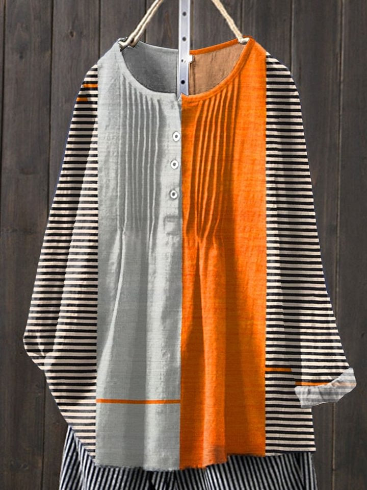 Women's Vintage Boho Geometry Art Print Casual Dress