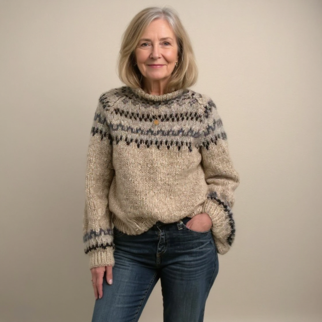 Ashley | Vintage Handcrafted Icelandic Jumper