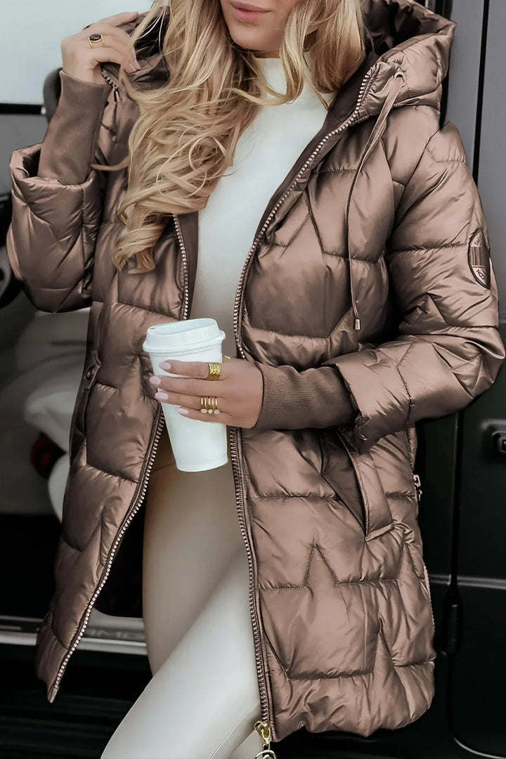 Nolwena™ | Elegant Winter Coat with Hood and Padding