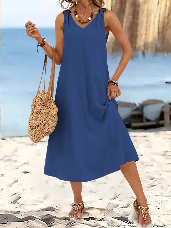 Oriana™ | Sleeveless Beach Dress