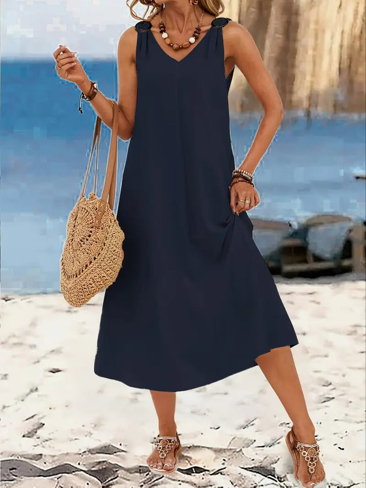 Oriana™ | Sleeveless Beach Dress