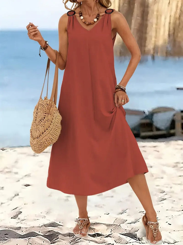 Oriana™ | Sleeveless Beach Dress