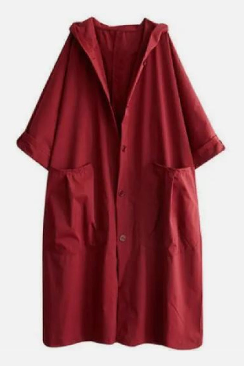 Annelore™ | Oversized Water-Resistant Windbreaker Jacket