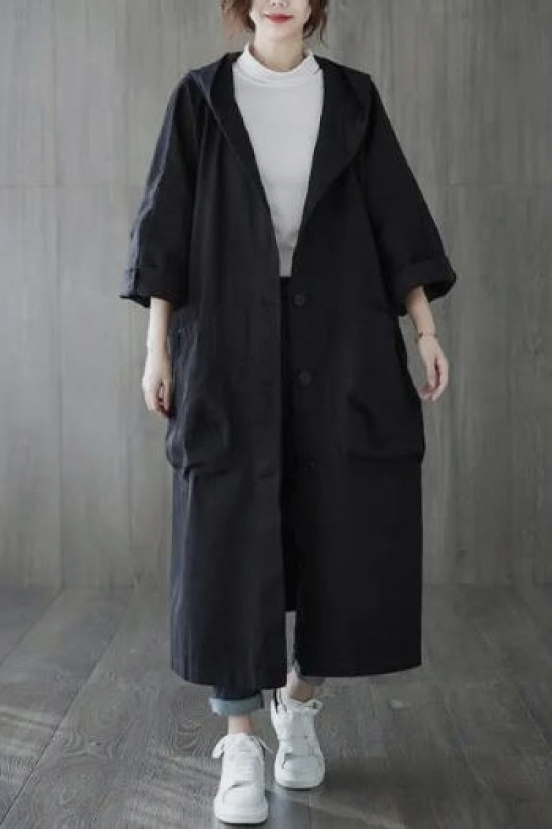 Annelore™ | Oversized Water-Resistant Windbreaker Jacket