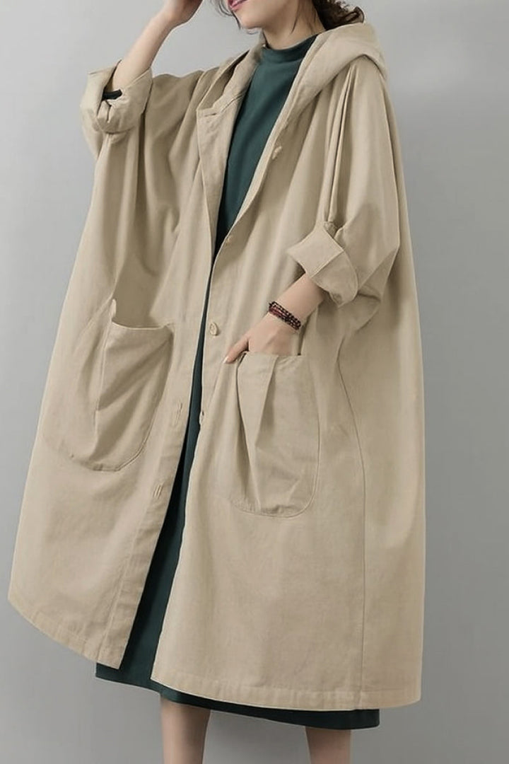 Annelore™ | Oversized Water-Resistant Windbreaker Jacket