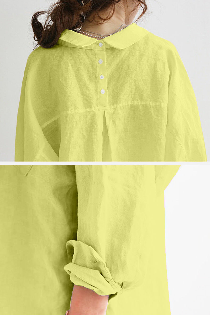 Mara™ | Oversized Linen Shirt