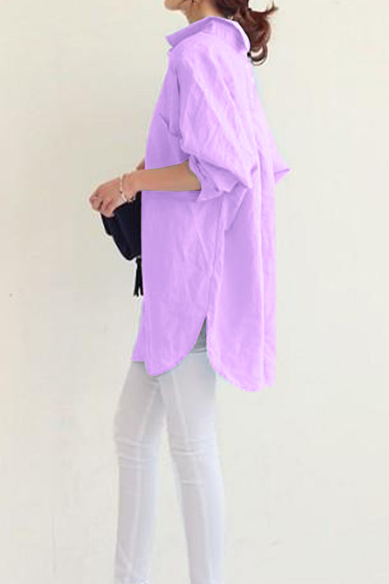 Mara™ | Oversized Linen Shirt