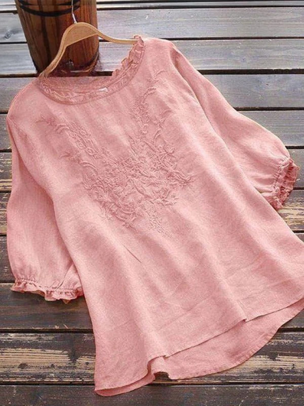 Embrovia™ | Embroidered Cotton Top