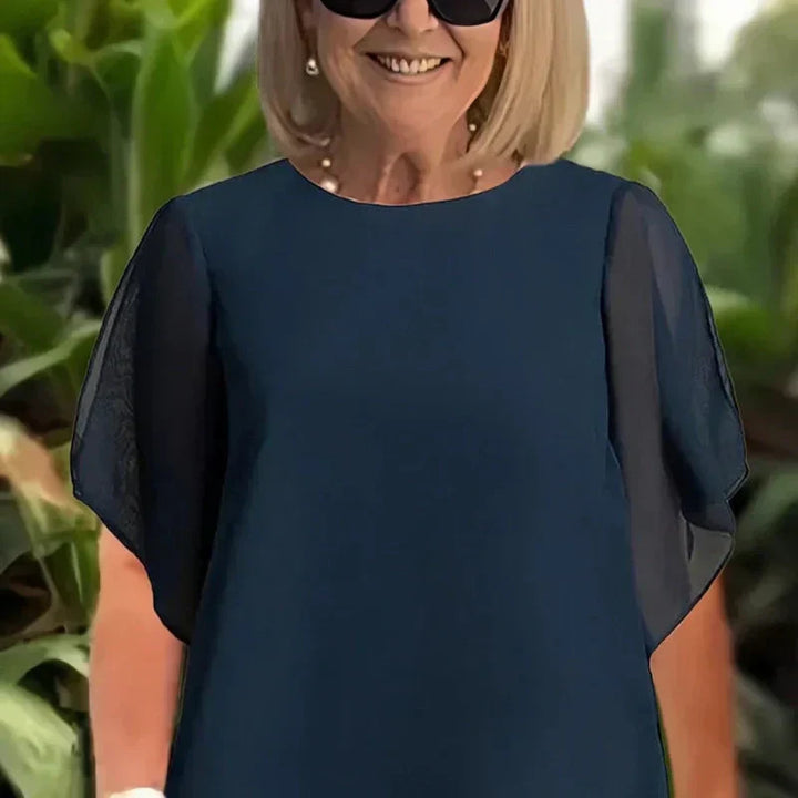 Elara™ | Chic Asymmetrical Top and Pants Set