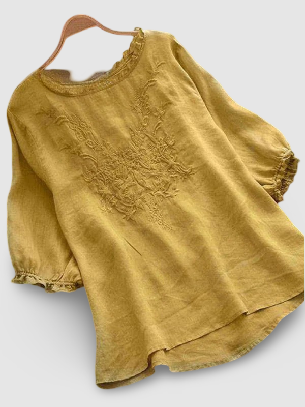 Embrovia™ | Embroidered Cotton Top
