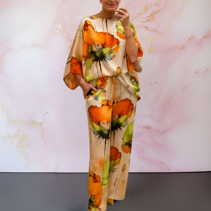 Moniera™ | Satin Two-Piece Women’s Set