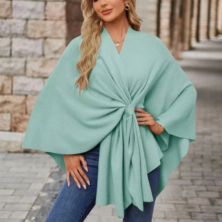 Yvette™ | Elegant Draped Poncho