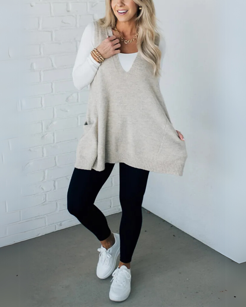Arolia™ | Cozy Knit Vest