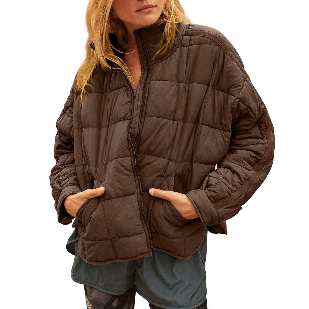 Aprielle™ | Lightweight Compact Zip Puffer Jacket