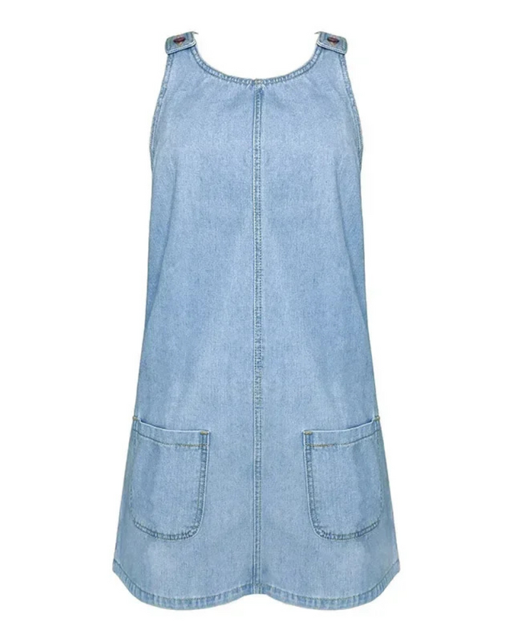 Astrid™ | Denim Summer Dress with Flattering Cut