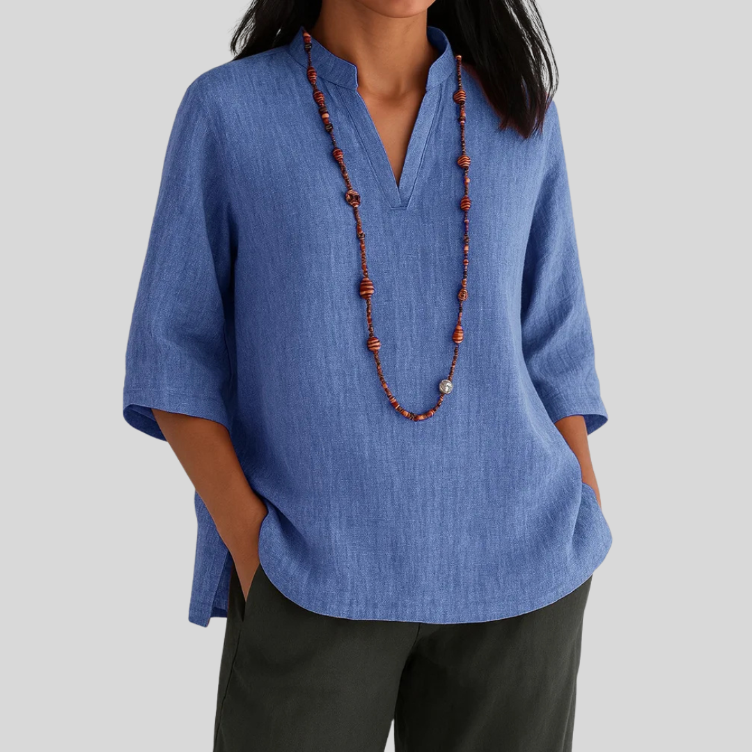 Sienna™ | Relaxed Half Sleeve Blouse