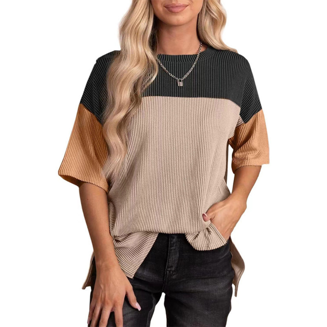 Céleste™ | Casual Loose Fit Striped Summer Top