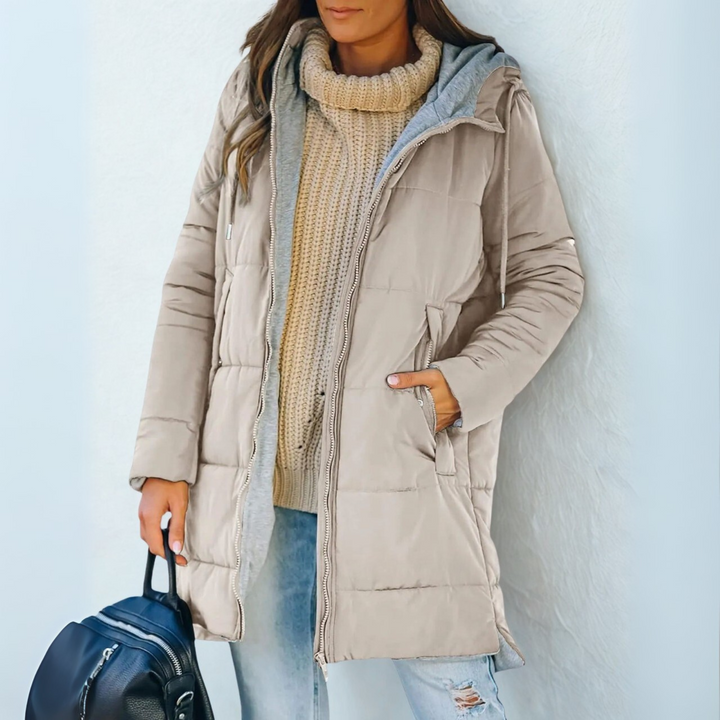 Alayna™ | Casual Hooded Puffer Down Jacket