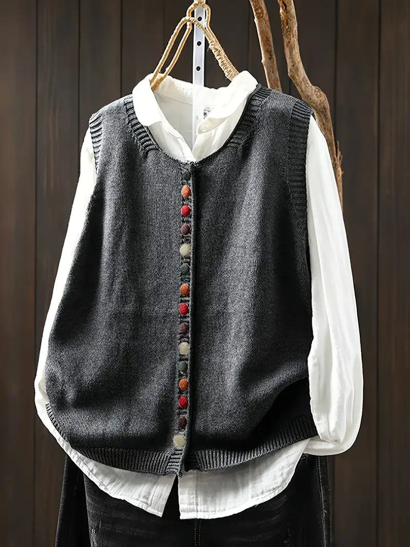 Toriane™ | Sleeveless Knitted Vest