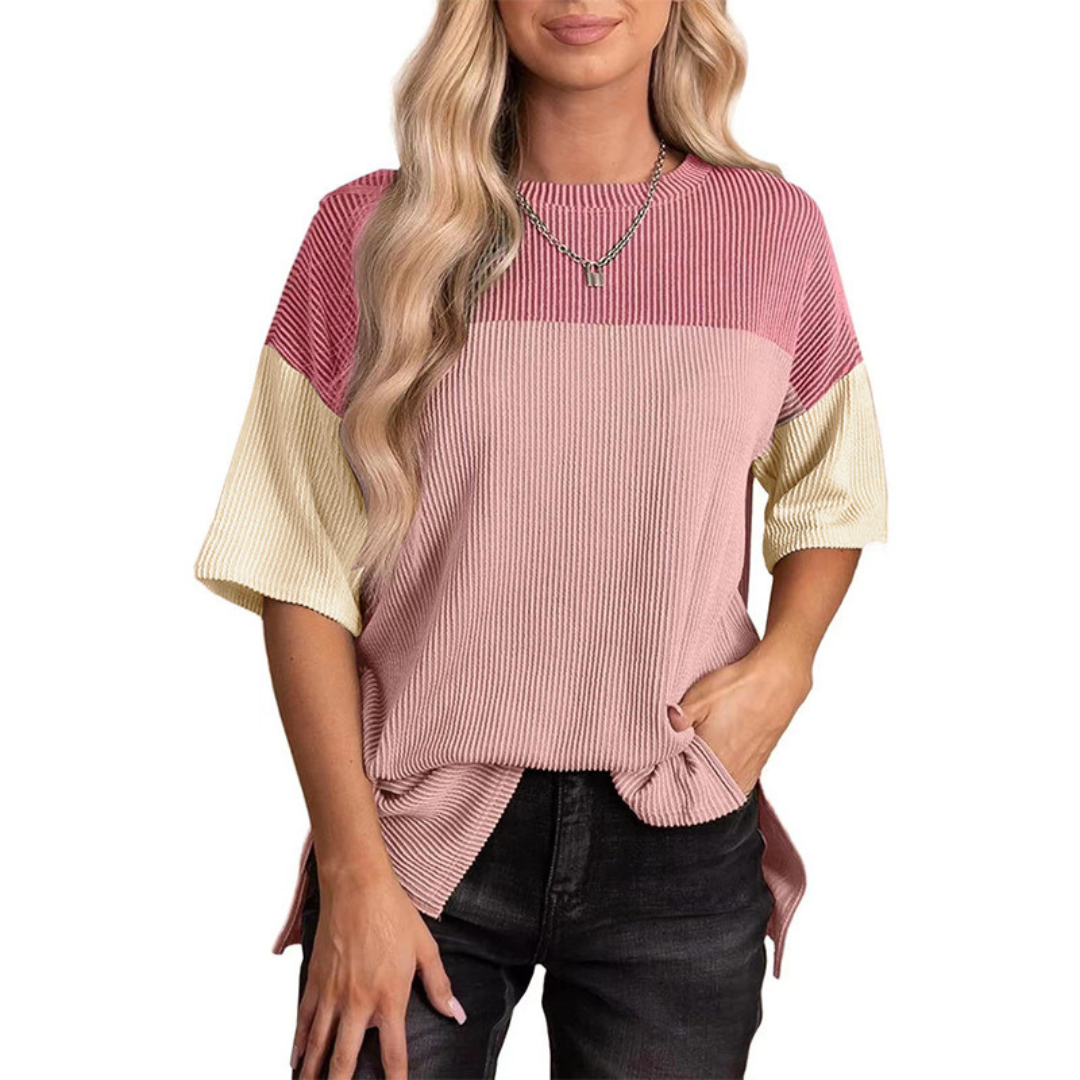 Céleste™ | Casual Loose Fit Striped Summer Top