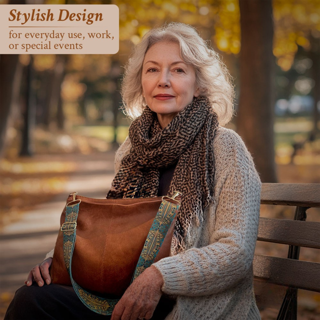 Chelyra™ | Vintage Leather Shoulder Bag – (Classic Elegance, Enduring Strength)