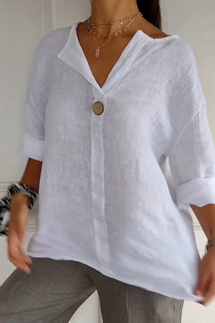 Clara™ | Linen Button Shirt