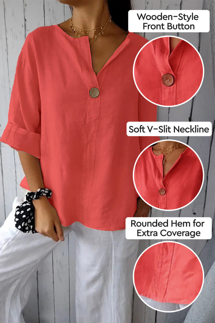 Clara™ | Linen Button Shirt