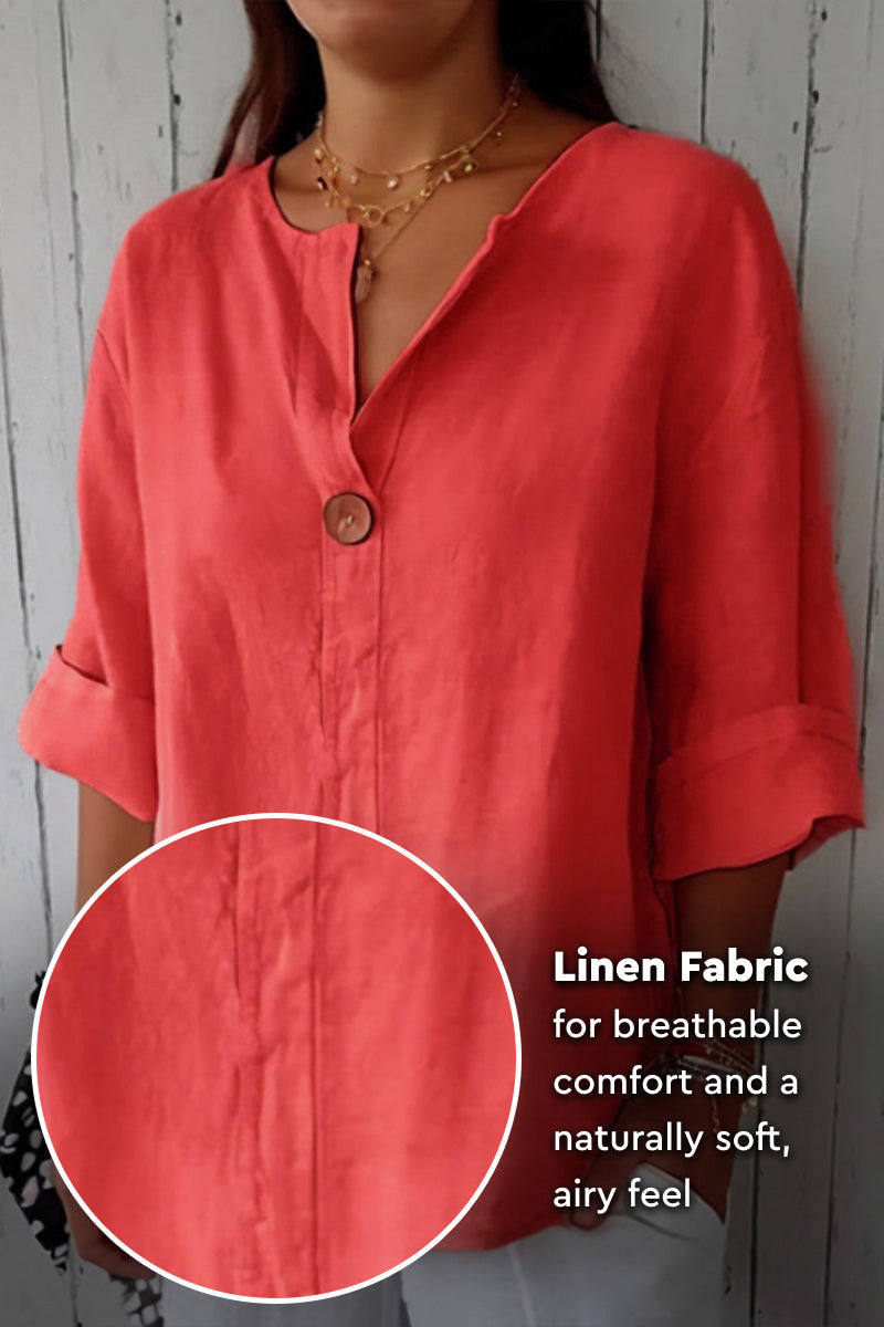 Clara™ | Linen Button Shirt