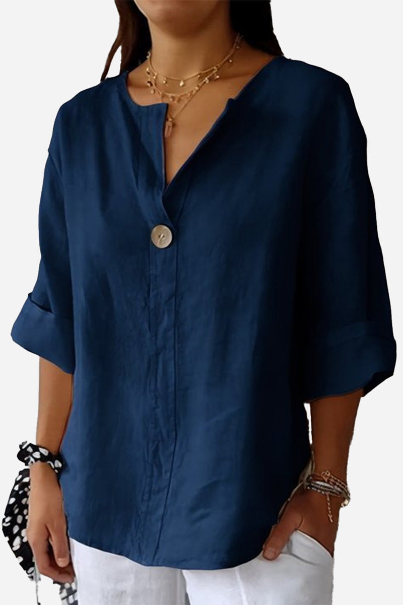 Clara™ | Linen Button Shirt