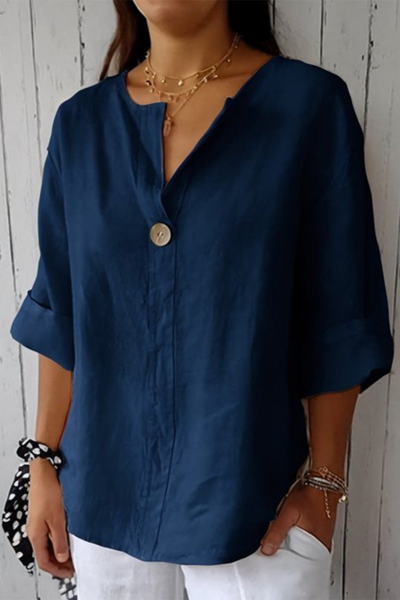 Clara™ | Linen Button Shirt