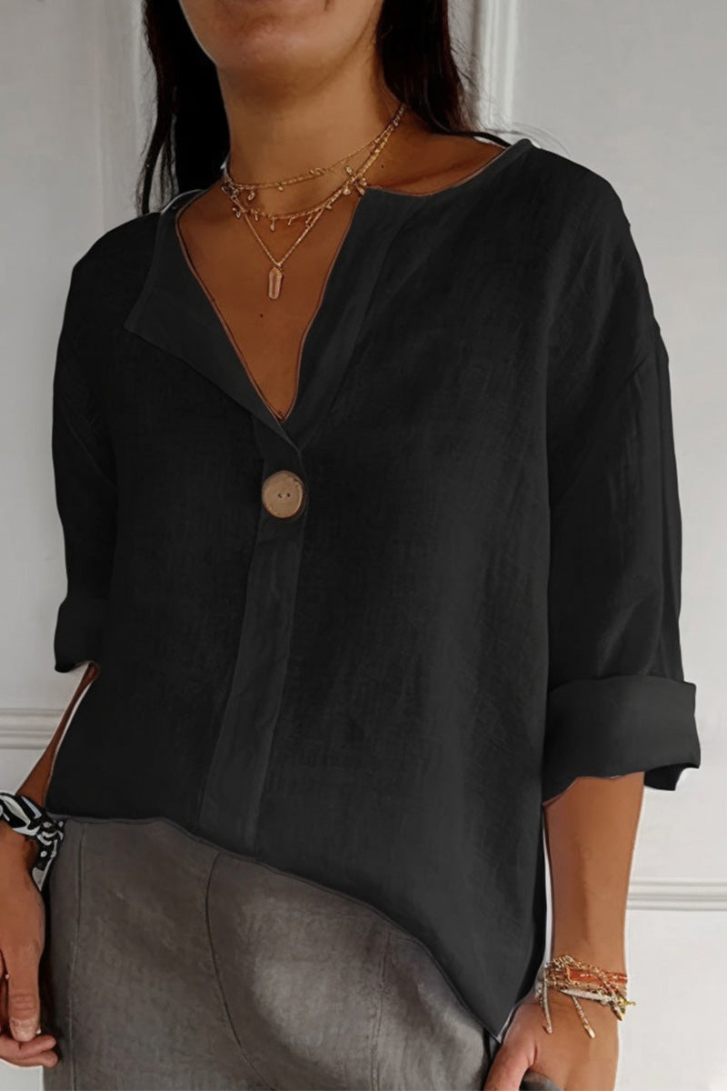 Clara™ | Linen Button Shirt