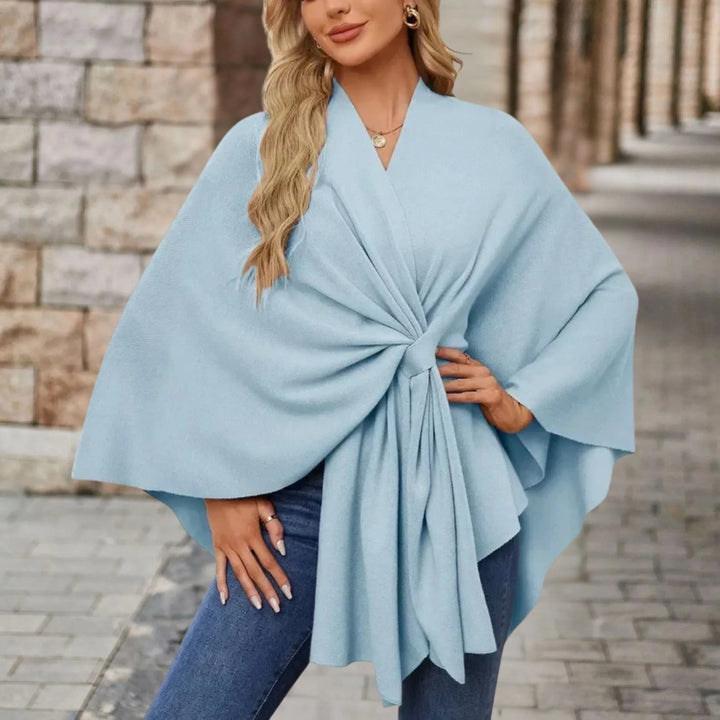 Yvette™ | Elegant Draped Poncho