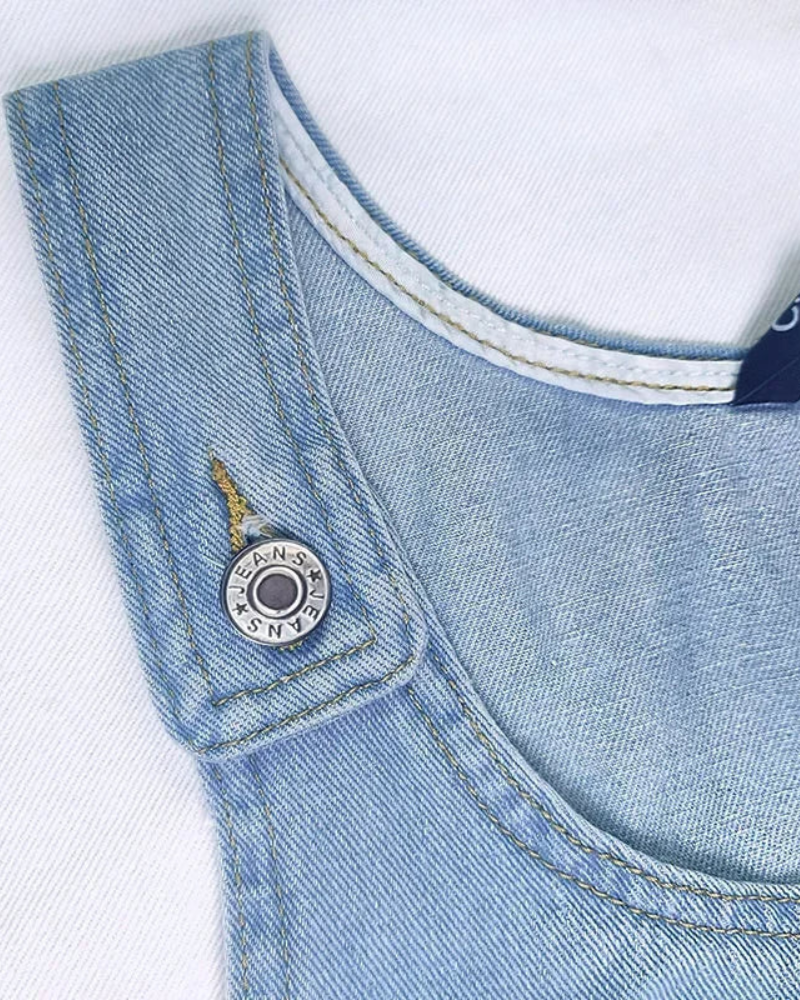 Astrid™ | Denim Summer Dress with Flattering Cut