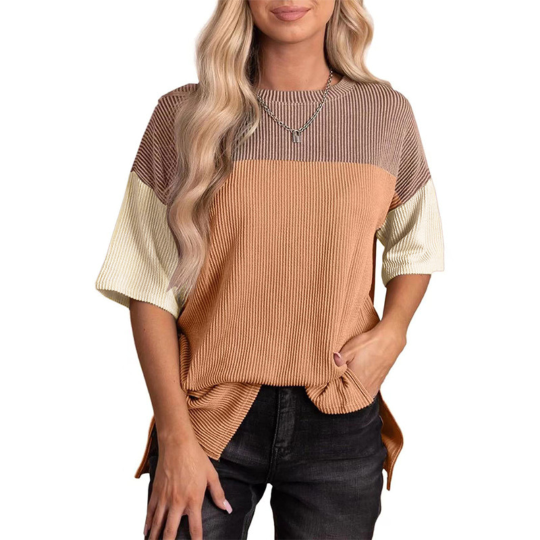 Céleste™ | Casual Loose Fit Striped Summer Top