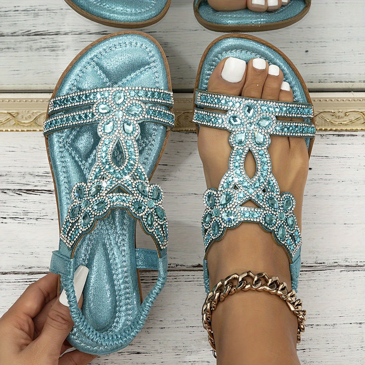 Marielle™ | Elegant Stretchy Strap Sandals