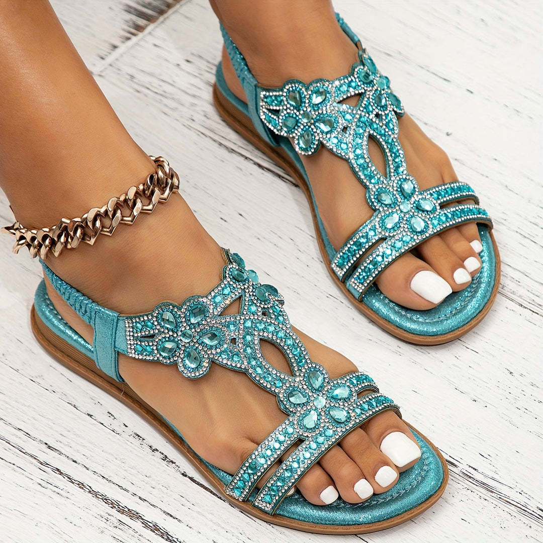 Marielle™ | Elegant Stretchy Strap Sandals