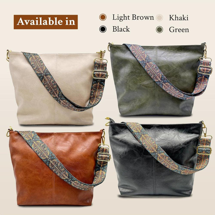 Chelyra™ | Vintage Leather Shoulder Bag – (Classic Elegance, Enduring Strength)