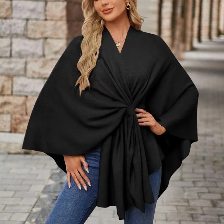 Yvette™ | Elegant Draped Poncho