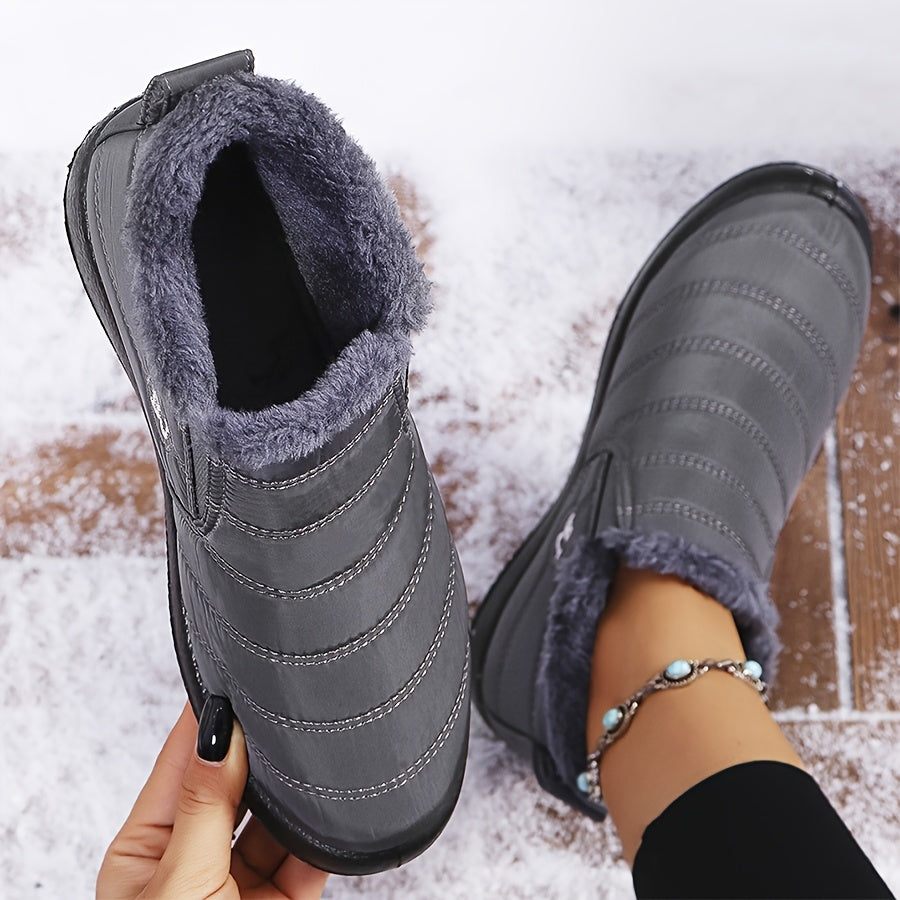 VICTORIA™ | Warm Winter Slip-On Boots