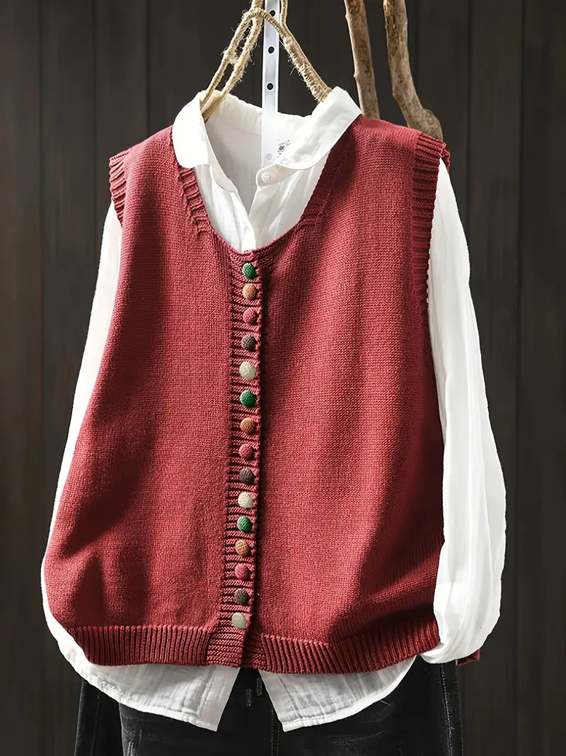 Toriane™ | Sleeveless Knitted Vest