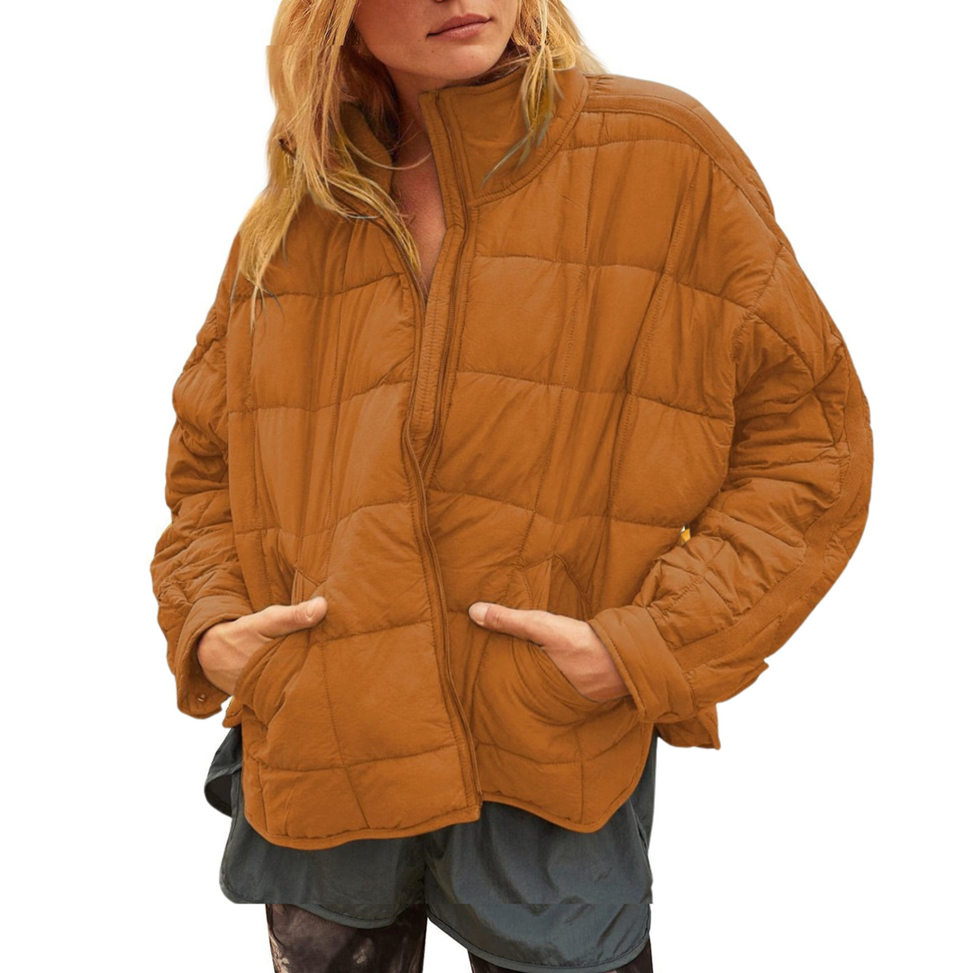 Aprielle™ | Lightweight Compact Zip Puffer Jacket
