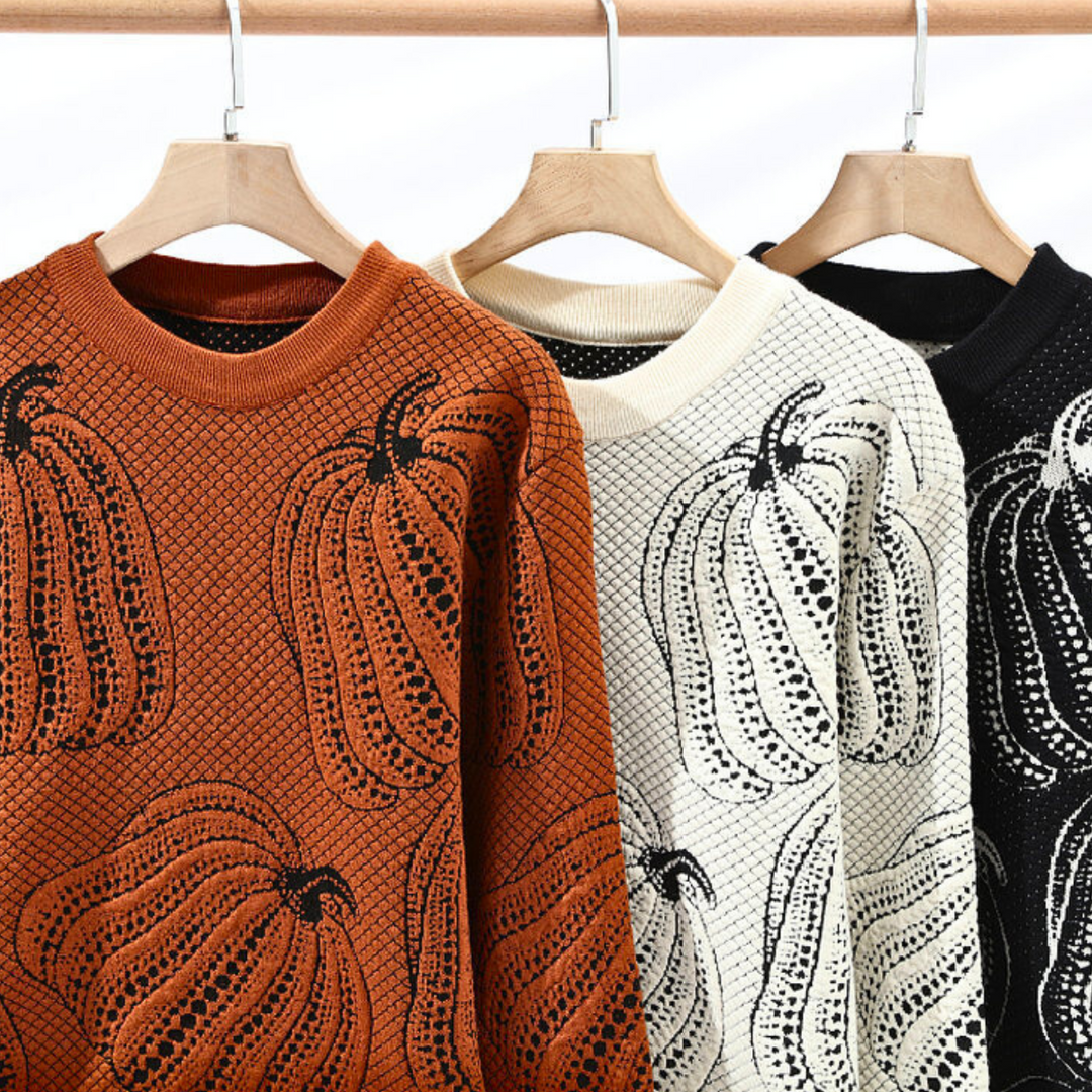 Carmella™ | Pumpkin Knit Sweater