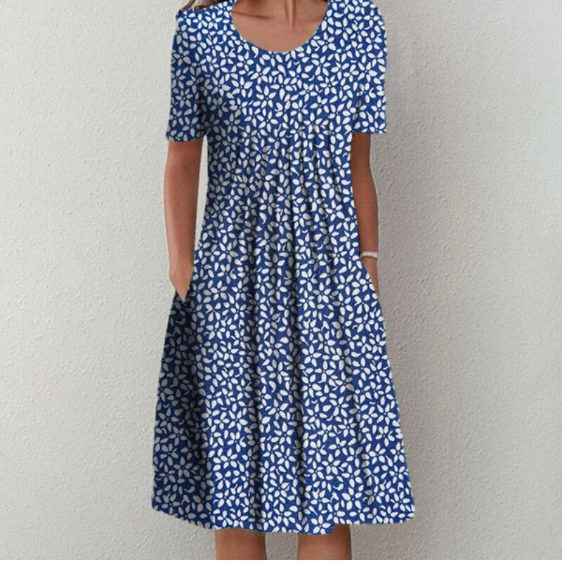 Amélie™ | Printed Everyday Midi Dress