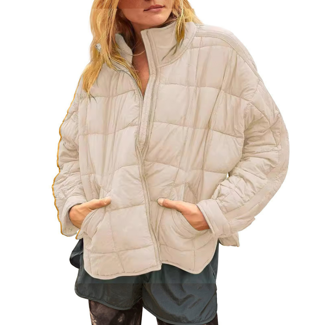 Aprielle™ | Lightweight Compact Zip Puffer Jacket