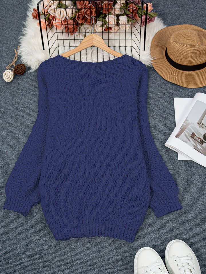 Jeanira™ | Round Neck Long Sleeve Sweater