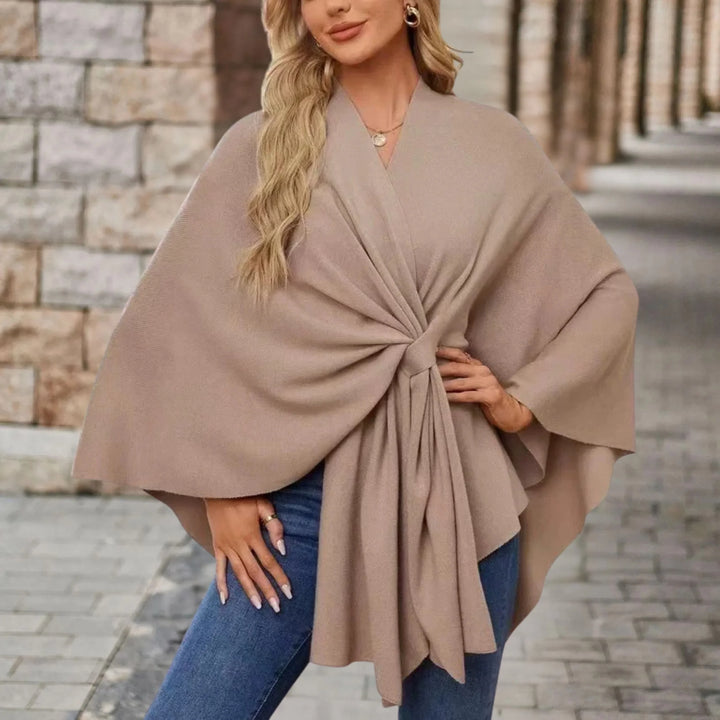 Yvette™ | Elegant Draped Poncho