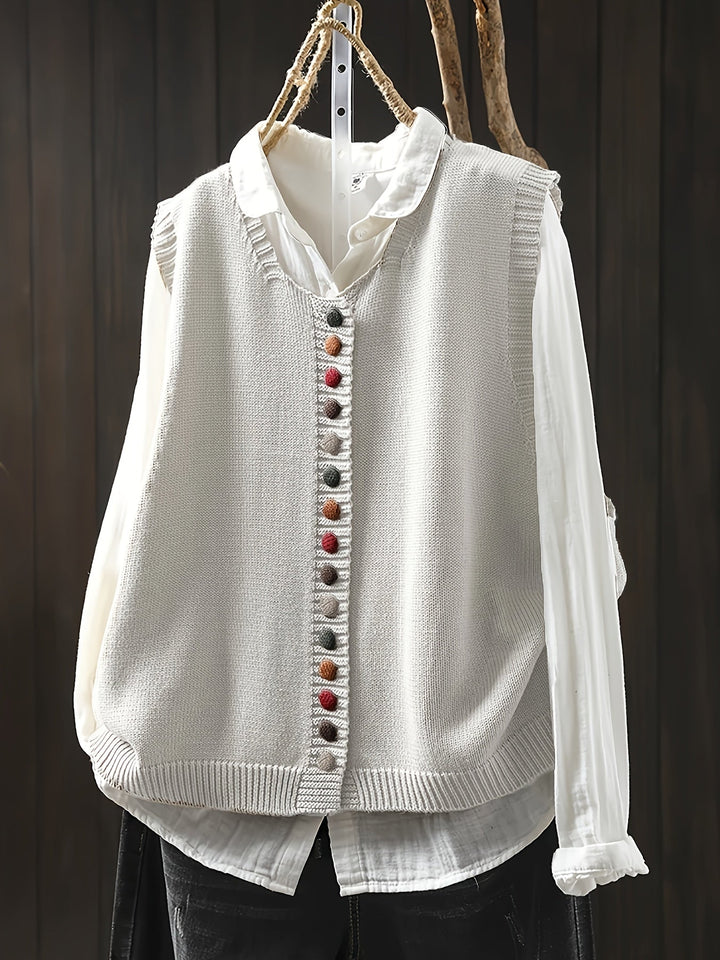 Toriane™ | Sleeveless Knitted Vest