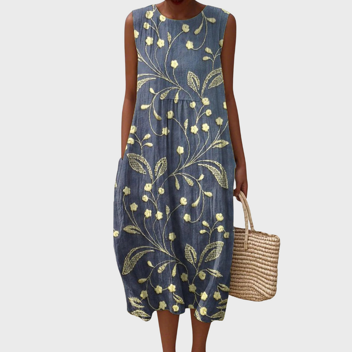 Velora™ | Casual Floral Cotton Dress