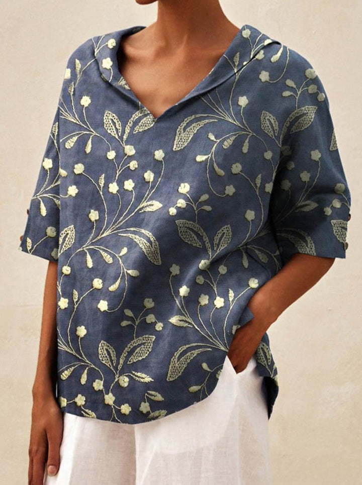 Anabella™ | Elegant V-neck Top