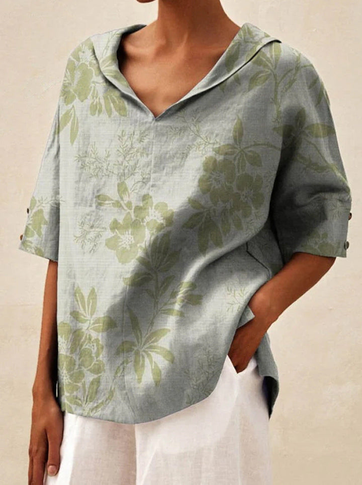 Anabella™ | Elegant V-neck Top
